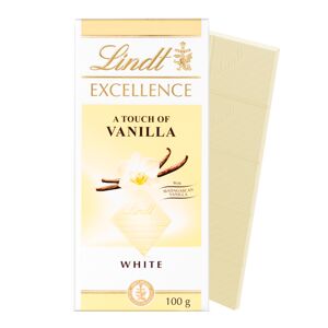 Lindt White Vanilla - 100 g. chocolat - Publicité