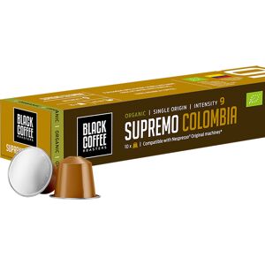 Nespresso Black Coffee Roasters Supremo Colombia pour Nespresso. 10 Capsules