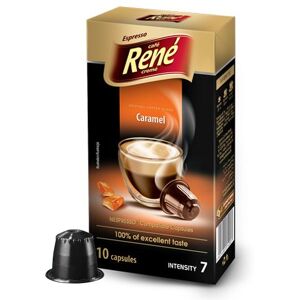 Nespresso Café René Caramel pour Nespresso. 10 Capsules