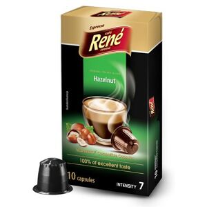 Nespresso Café René Noisette pour Nespresso. 10 Capsules