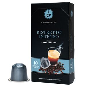Nespresso Caffé Perrucci Ristretto intenso  pour Nespresso. 10 Capsules