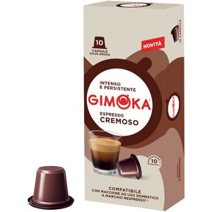 Nespresso Gimoka Cremoso pour Nespresso. 10 Capsules