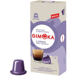 Nespresso Gimoka Lungo pour Nespresso. 10 Capsules