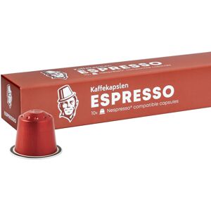 Nespresso Kaffekapslen Espresso pour Nespresso. 10 Capsules