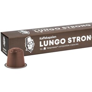 Nespresso Kaffekapslen Lungo Strong pour Nespresso. 10 Capsules