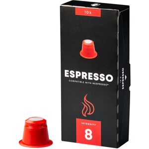 Nespresso Kaffekapslen Espresso pour Nespresso. 10 Capsules