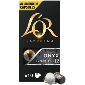 Nespresso L'OR Onyx pour Nespresso. 10 Capsules