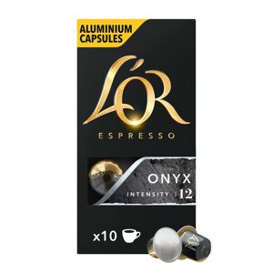 L'OR Onyx pour Nespresso. 10 Capsules - Publicité