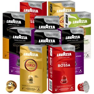 Nespresso Lavazza Lot de démarrage Lavazza pour Nespresso. 100 Capsules