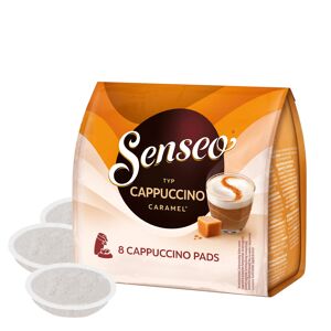 Senseo Caramel Cappuccino (Tasse simple) pour Senseo. 8 dosettes - Publicité