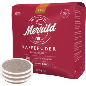 Senseo Merrild Torréfaction Moyenne (Tasse simple) pour Senseo. 36 dosettes