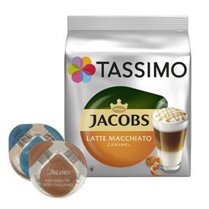 Jacobs Latte Macchiato Caramel pour Tassimo. 16 Capsules - Publicité