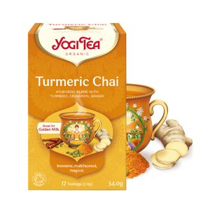 Yogi Tea Turmeric Chai - 17 sachets de thé - Publicité