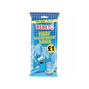 DhaBebeto Fizzy Lot de 4 lacets Bleu framboise 12 x 160 g - Publicité