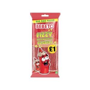 DhaBebeto Lot de 4 crayons Fizzy Fizzy Strawberry 12 x 160 g - Publicité