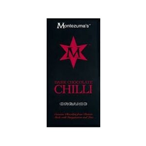 MONTEZUMA s Chocolate Lot de 12 barres de fond de teint Chocolat noir avec piments 100 g - Publicité