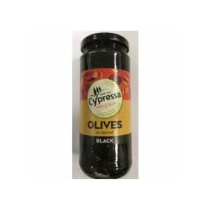 DhaCypressa Olives noires Pot de 6 x 340 g - Publicité