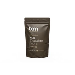 BAM Premium Pastilles de Chocolat au Lait, Callets, Chips pour Fondre, Cuisson Maison et Pro, 1 kg - Publicité