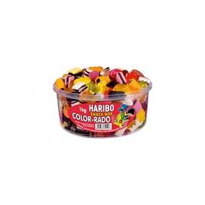 HARIBO boîte de  Color-Rado, 6-pack (6x 1 kg d' étain) - Publicité