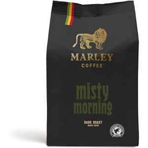 Marley Coffee Misty Morning de , grains de café, torréfaction foncée, de la famille de Marley, 227 g Café en Grains - Publicité