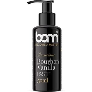 BAM Luxurious Bourbon Vanilla Paste, 50 ml, Pâtisserie Maison et Pro, Extrait de Vanille de Madagascar pour Desserts - Publicité