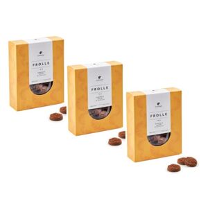 ANTICO CAFFE' NOVECENTO Pintaudi   Sablés Orange Navel   Biscuits Orange et Cacao   Sablés en Sachet Cacao & Orange de Sicile 3 x 160 Gr   3 boîtes de sablés aux fruits - Publicité