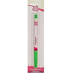 FunCakes Food Pen Leaf Green: Stylo Alimentaire pour Décoration de Gâteaux, Pâtisseries et Desserts, Pointe Flexible pour Lignes Épaisses et Fines, Idéal pour Personnaliser, Certifié Halal - Publicité