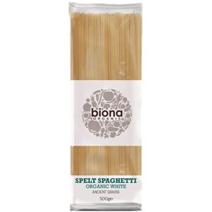 Biona Spaghetti Bio à la Farine d'Épeautre Blanche 500 g Lot de 5 - Publicité