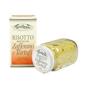 TartufLanghe RISOTTO PRONTO AU SAFRAN ET À LA TRUFFE 12 Packs de 240g - Publicité