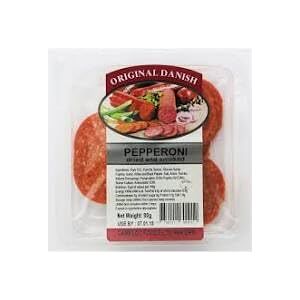 DhaDanish Original Salami au pepperoni fumé 1 x 80 g - Publicité