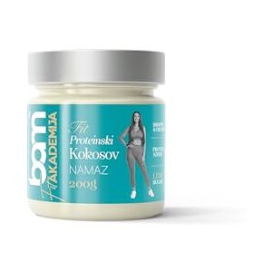 BAM Crème à tartiner protéinée, sans huile de palme, 18% de crème protéinée sans gluten, 200 g (protéines de noix de coco) - Publicité