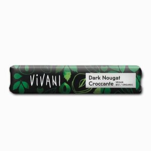 Vivani Barre Chocolat Noir Nougat Croquant Bio 35 g - Publicité