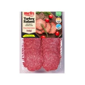 DhaMelis Salami de dinde avec Bbef et viande de poulet 1 x 80 g - Publicité