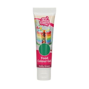 FunCakes Food Colour Gel Holly Green: Highly Concentrated Food Colouring for Batter, Cream, Fondant, Marzipan, Dough. Single Drips to Create Vibrant Colours. Halal. 30 g. Publicité