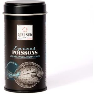 QUAI SUD Mélange Aromatique   30g   Epices Pour Poissons (Citron Herbes Aromatiques Baies Roses) - Publicité