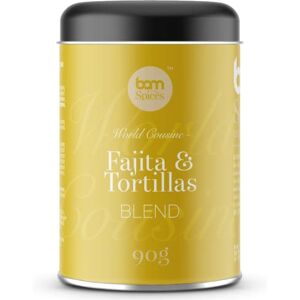 BAM Fajita and Tortillas, Mélange d'épices pour fajitas et tortillas, Idéal pour la viande et les légumes, Mélange d'assaisonnement, 90 g - Publicité