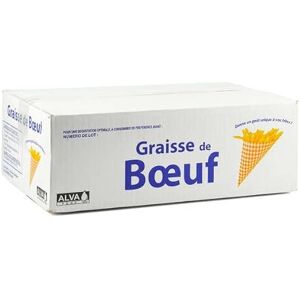 Alva Food Graisse de boeuf 10kg Carton de 10kg - Publicité