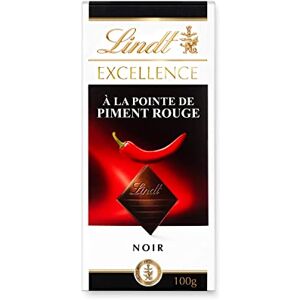 Lindt Tablette Piment Rouge EXCELLENCE Chocolat Noir 100g - Publicité