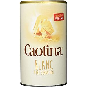 Caotina Blanc, chocolat à boire blanc, poudre de cacao avec le meilleur chocolat blanc suisse, chocolat chaud durable et certifié, 6x500g - Publicité