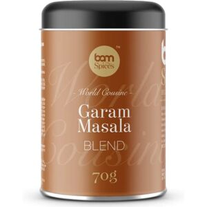 BAM Garam Masala, Mélange d'épices chauffant pour sauce au curry indien, Mélange d'épices moulues, Mélange d'assaisonnement, 70 g - Publicité