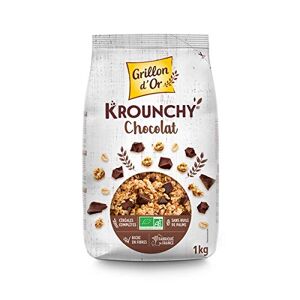 Epicerie Grillon D'Or Krounchy Familial Chocolat 1Kg Vendu par unité - Publicité