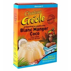 Délice Créole: Spécialité Guadeloupéenne Blanc Manger Coco 85g Saveurs Exotiques Epicerie Créole Chaleur des Tropiques Le Lot De 4 - Publicité