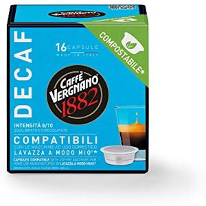 Caffè Vergnano 1882 Capsules Café Compatibles Lavazza A Modo Mio, Decaffeinato 1x16 capsules - Publicité