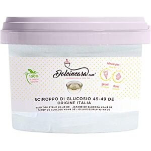 Dolcincasa.com Dextrose Sirop de Glucose 45-49 Idéal pour Gâteaux Desserts Confiserie Confitures Glaçage Royal Pâtisserie et Décoration pour usage domestique et professionnel 2 x 500gr - Publicité