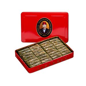 HAFIZ MUSTAFA 1864 ISTANBUL Baklava Pastry Box Baked Baklava Dessert Snacks Made from Fresh Phyllo Dough Sheets, Pistachio, Hazelnut, Walnut Turkish Sweets Tray Gift Ideas for Birthday, Christmas - Publicité