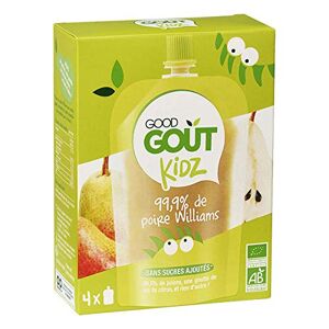 Good Goût Gourde Compote de Fruits Variety Fruits +4m Bio 4 x 120g