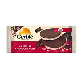 Gerblé Galettes de riz au chocolat noir, 4x2 Galettes (Emballages individuels), 130g, 208678 - Publicité