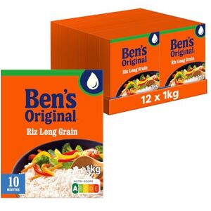 BEN'S ORIGINAL Riz Long Grain Vrac 10 minutes (12x1kg) - Publicité