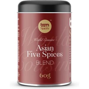 BAM Asian Five Spices Blend, Mélange d'épices pour cuisine asiatique, Herbes et épices asiatiques, Mélange d'assaisonnement, 60 g - Publicité