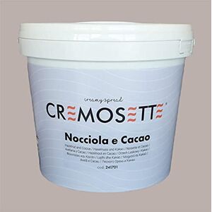 Lucgel 5,5 Kg Crème à Tartiner CREMOSETTE LEAGEL FARCISCE (Fourrir votre pâtisserie) GLASSA (Glacer vos gâteaux) AROMATIZZA (Aromatiser votre dessert) SANS GLUTEN SANS GLUTEN (Noisette Cacao) - Publicité